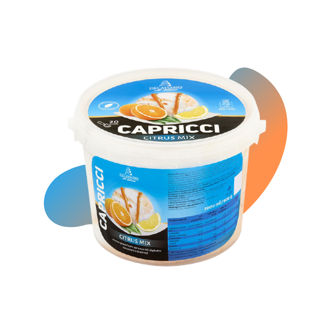 Gelatiamo Capricci Citrus Mix Jégkrém