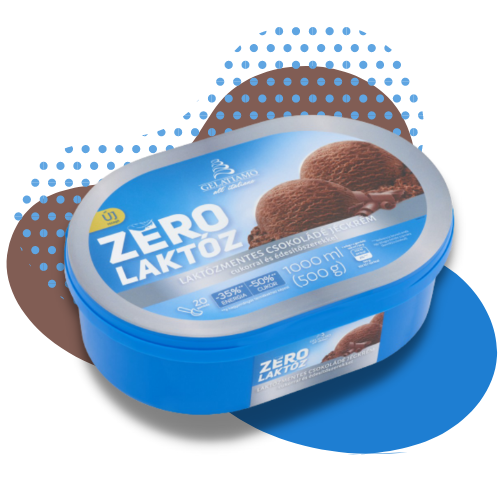 Gelatiamo Zero Laktóz Csokoládé Jégkrém