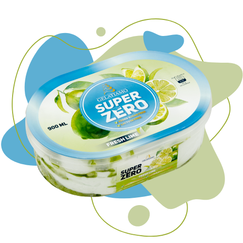 Gelatiamo Super Zero Fresh Lime Jégkrém